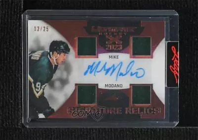 2023 Leaf Ultimate X Signature Relics Bronze Spectrum /25 Mike Modano Auto HOF • $47.40