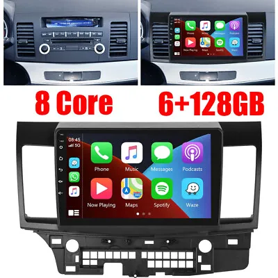 6+128GB Android 13 Car Stereo Carplay GPS DSP For Mitsubishi Lancer EX 2008-2015 • $189.99