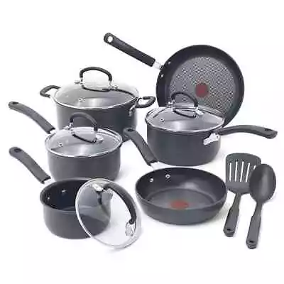 T-fal Ultimate Hard Anodized 12-piece Cookware Set • $109.99