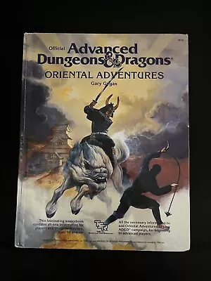 Advanced Dungeon & Dragons Oriental Adventures Gary Gygax 1985 1st Edition • $85