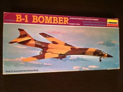 Lindberg 1/144 #5401 Rockwell B-1 SAC Bomber Vintage Model 1981 & Monogram • $38