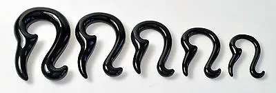 £2.95 • Buy Ear Stretcher Taper Hanger Black Acrylic Design Various Sizes Spiral Plug
