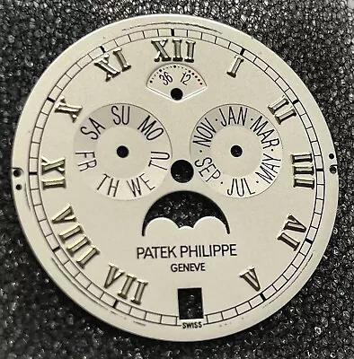 Patek Philippe Annual Calendar Silver Dial 5036 Yellow Gold • $1975