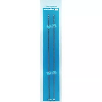 JTL Haberdashery Soft Steel Long Mattress Sewing Needles 2 Piece Card JTL102 • £4.99