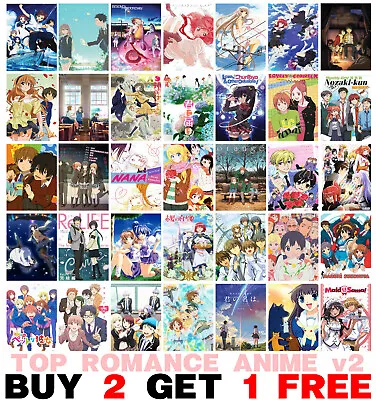 £4.29 • Buy Top Classic Romance Anime Series Poster Manga Posters Home Art Room Decor V2