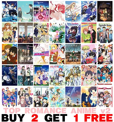 £4.29 • Buy Top Classic Romance Anime Series Poster Manga Posters Home Art Room Decor V2