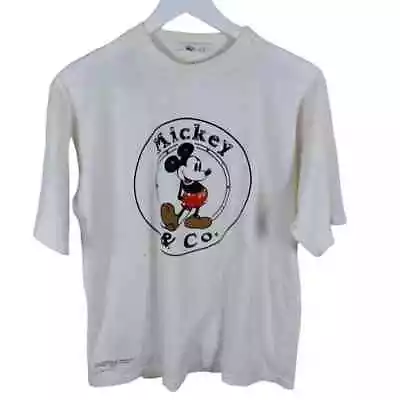 Vintage 1984 Mickey Mouse Rhinestone T Shirt - Women's Large • $35
