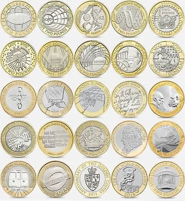 £4.25 • Buy Various Rare £2 Two Pound Coins - Royal Mint - Coin Hunt - Great Value