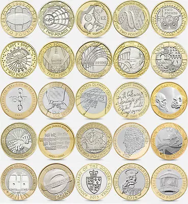 £4.25 • Buy Various Rare £2 Two Pound Coins - Royal Mint - Coin Hunt - Great Value