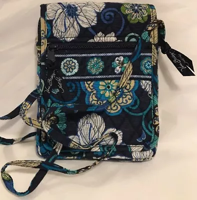 Vera Bradley Retired Rare Mod Floral Blue Mini Hipster Bag • $45