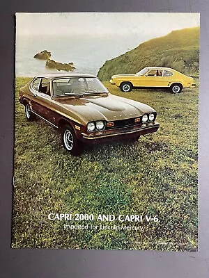 1974 Mercury Capri Showroom Advertising Sales Brochure RARE!! Awesome L@@K • $9.95