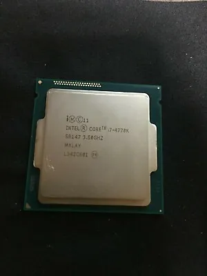 Intel Core I7-4770K 3.5 GHz (CM8064601464206) Processor • $100
