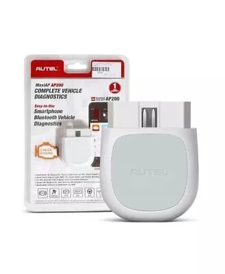 Autel AP200  OBD2 Scanner Bluetooth Code Reader Full Systems Car Diagnostic • £49.39