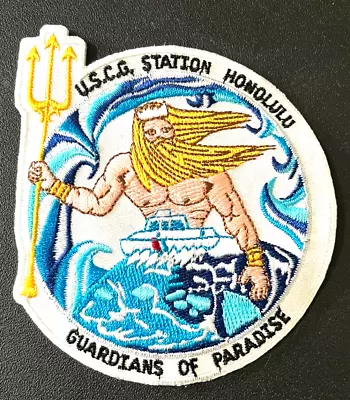 Us Coast Guard Station Honolulu  Guardians Of Paradise  Patch (cg-1) Uscg Base • $7.50