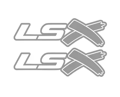 LSX Performance Engine Swap Vinyl Decal Sticker LS-X Fender Trunk Badge Logo • $12.50