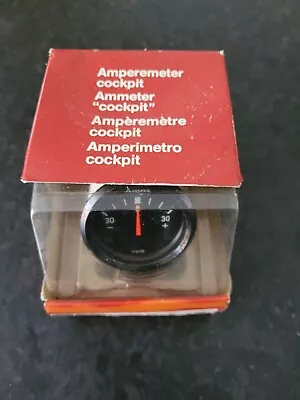 Vintage 1987 VDO Amp Gauge Ampermeter Cockpit Gauge Ammeter 190.04/39/1 • $21.12