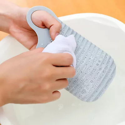 Non Slip  Thicken Home Hand Mini Wash Board Laundry Cleaning Tool • $10.37