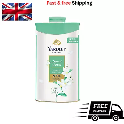 Yardley London Jasmine Perfumed Talcum Powder - 250 G. 8.8 Oz Deodorizing Talc • £9.93