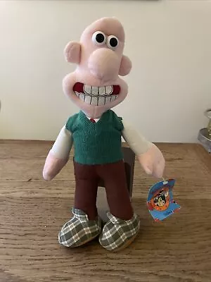 Vintage 1989 Wallace & Gromit Wallace Soft Toy Plush - Born To Play - Vgc! • £15.99