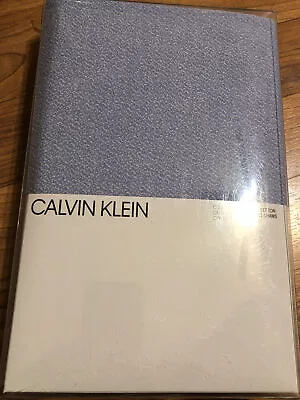 Calvin Klein 2 Standard Shams- RAY Modern Cotton Blue/Cream • $23