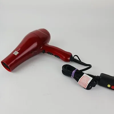 Style House Inertek Womens Solid Red Multi-Speed Mode Hair Dryer Model RH 1817 • $23.79