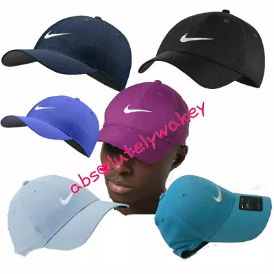 Nike Legacy91 Tech Golf Hat Embroidered Swoosh Terry Sweatband Unisex Cap DriFit • $106.69