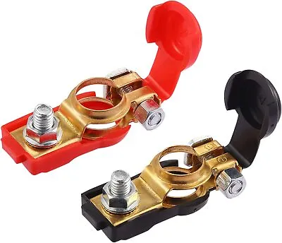 Battery Terminals Car Battery Cable Terminal Clamps Connectors Negative/Positive • $8.83