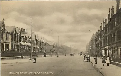 £12 • Buy DUMBARTON ROAD, SCOTSTOUN, GLASGOW - Lanarkshire Postcard F McKean