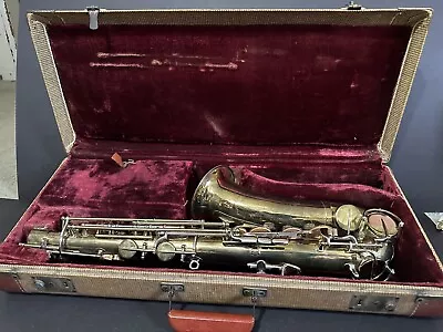 Old Vintage 1942 Martin Centennial Saxophone Alto Orig Honey Lacquer In Case EXC • $71