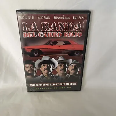 La Banda Del Carro Rojo DVD Los Tigres Del Norte MARIO ALMADA Disc Mint • $18.99