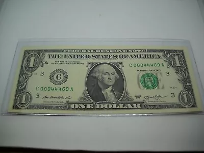 1 Dollar Bill Fancy # Radar / Binary / Bookend I Don't Know Just Cool Numbers #3 • $65