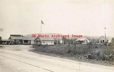NY Milton New York RPPC Welch's Gas Station & Cabins Photo • $17.99