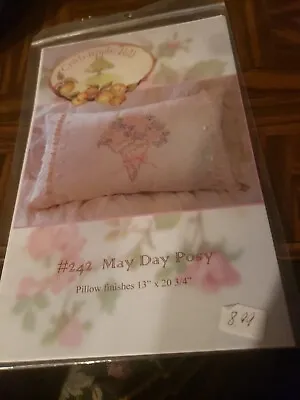 Crab Apple Hill #242 May Day Posy Embroidery Pattern 2007 Meg Hawkey • $8.50