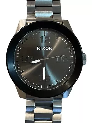 Excellent Mens Nixon Take Charge The Corporal Stainless  Analog Wrist Watch • $44.48
