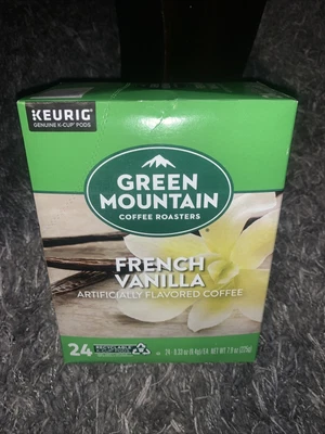 $26.99 • Buy Green Mountain Flavored Coffee French Vanilla Light Roast Keurig 24 K-Cups 11/23