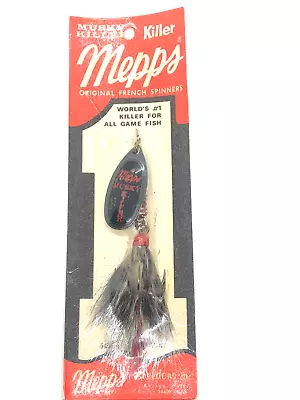 Vintage Mepps Musky Killer French Spinner Fishing Lure In Package • $18.99