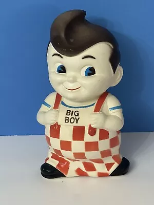 Vintage Bob's Big Boy Hamburger Restaurant Coin Bank 8” Chubby • $9.99