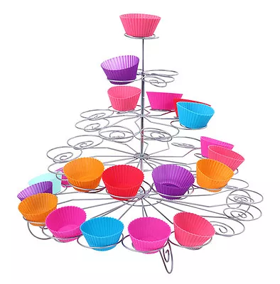 Metal Cupcake Stand For Birthday Wedding Party Decorations Muffin Holder 5 Tier • £14.69