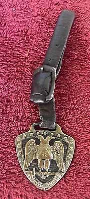 Masonic 32 Degree Zerweck Jewelry Co. St. Louis Watch Fob--Free Ship • $26.50