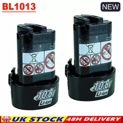 2Pack 10.8V 4.8Ah For Makita BL1013 Li-ion Battery BL1014 194550-6 194551 LCT203 • £23.89