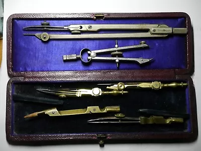 £4.99 • Buy Vintage Geometry Technical Drawing Set Parts, Compass Circle Drawing Tool, Etc.