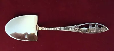 Rare Vtg Silver Spoon Salt Lake City Shovel Mormon Cathedral Cooper Plated.   • $59.99