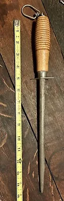 Vintage 15” RUSSELL Green River Works Knife Sharpening Steel Stick USA • $38