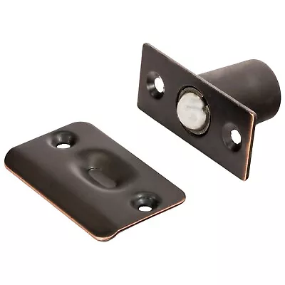 Oil Rubbed Bronze Adjustable Ball Catch Latch Cabinet Door With Radius Corners • $8.16