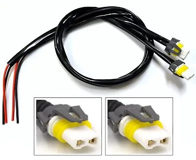 Extension Wire Pigtail Female 3ft Ceramic 9006 HB4 Harness Fog Light Replacement • $11.88