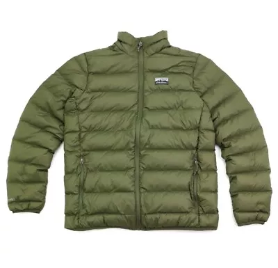 Eddie Bauer Mens Large Microlight IV Down Packable Jacket Green 650 RDS Pockets • $49.95