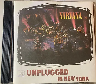 NIRVANA - MTV Unplugged In New York CD 1994 Geffen 1023 • $9.99