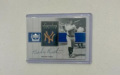 2000 Upper Deck Yankees Legends Babe Ruth Legendary Lumber Game Bat (Rare) • $550