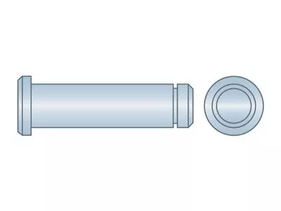 Clevis Pin Grooved 3/8 X 1 CS ZC (10 Pieces) • $23.41