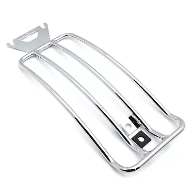 Chrome Luggage Rack For Harley 98 Softail FXST 05 Fatboy FLSTF With Solo Seat • $35.59